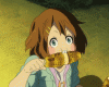 Anime K-On Girl Eat Corn Fast GIF.gif