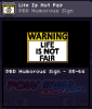 PBR Humorous Sign - Life Is Not Fair SS.png